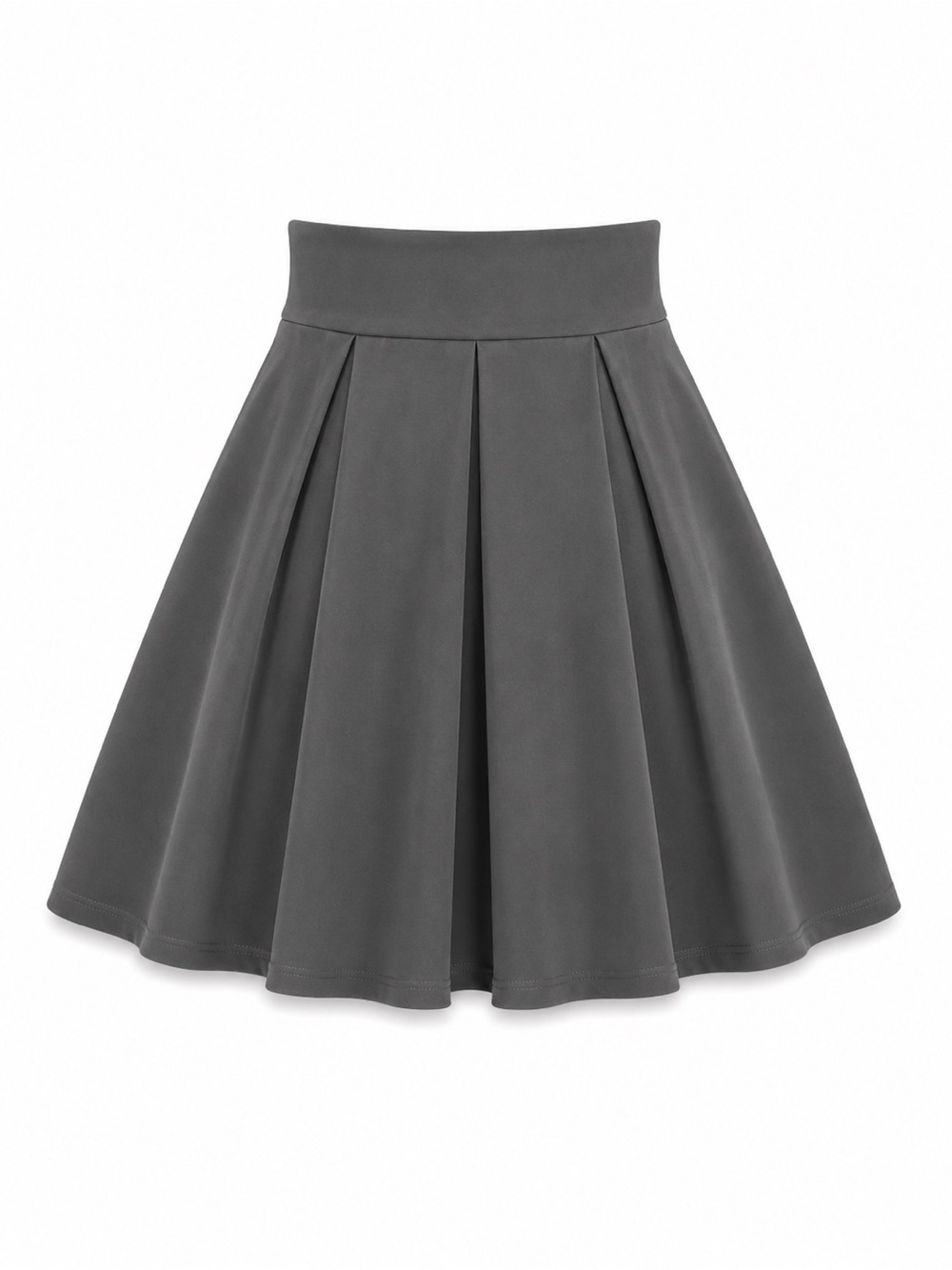 SHEIN Charcoal Gray Circle Skirt